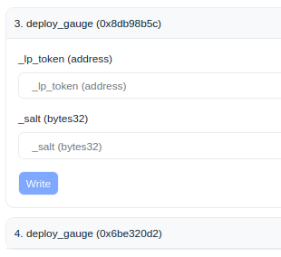 Deploy Gauge Functions Sidechain