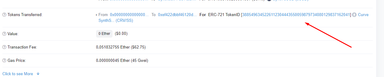 Etherscan ERC721 ID