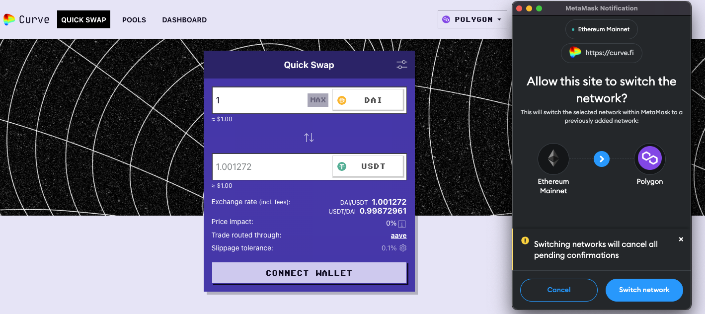 Connect Wallet UI