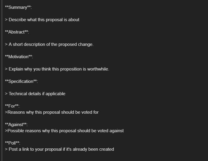 Proposal Guidelines